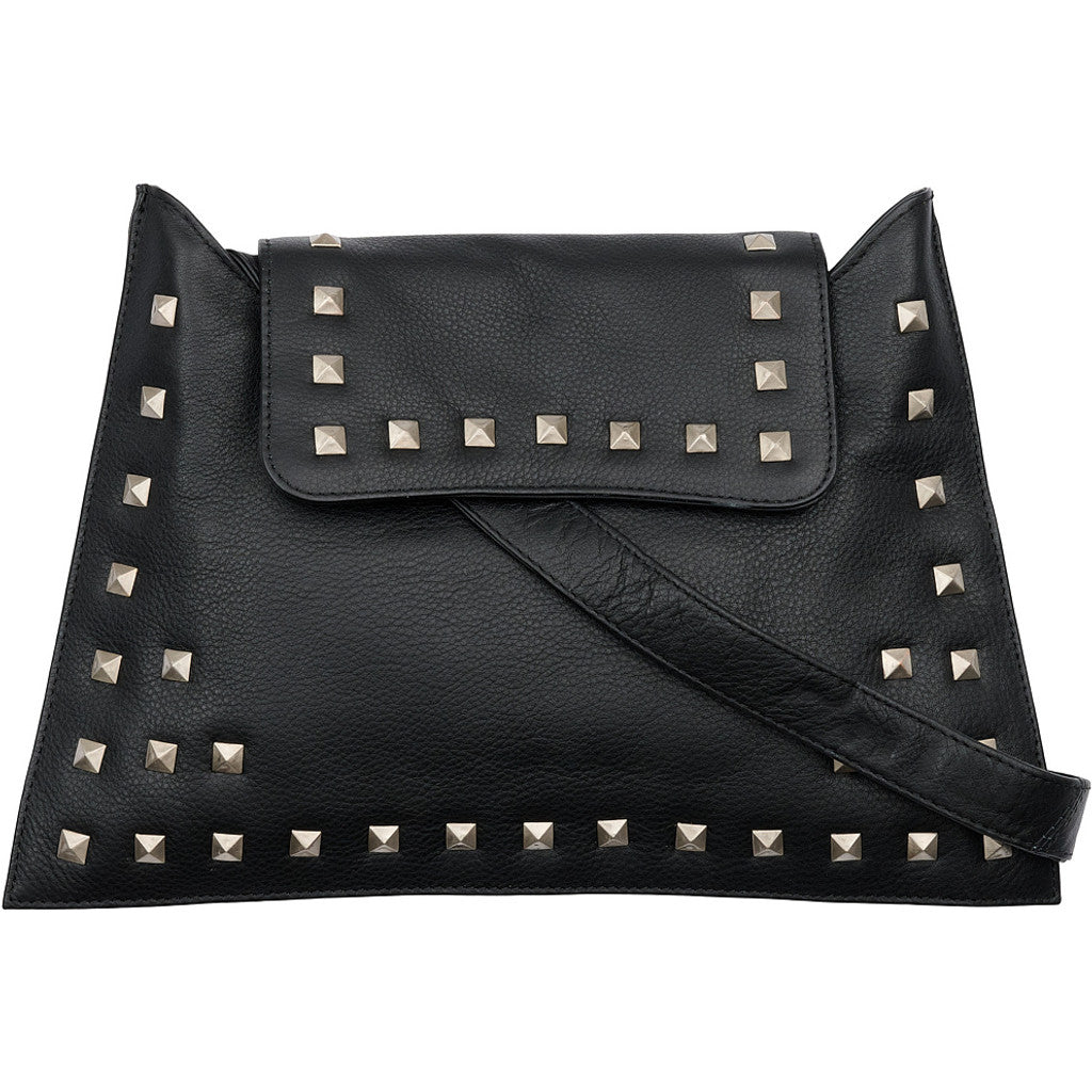 Access T&S Angela Stud Clutch-Bag Bags Black-silver