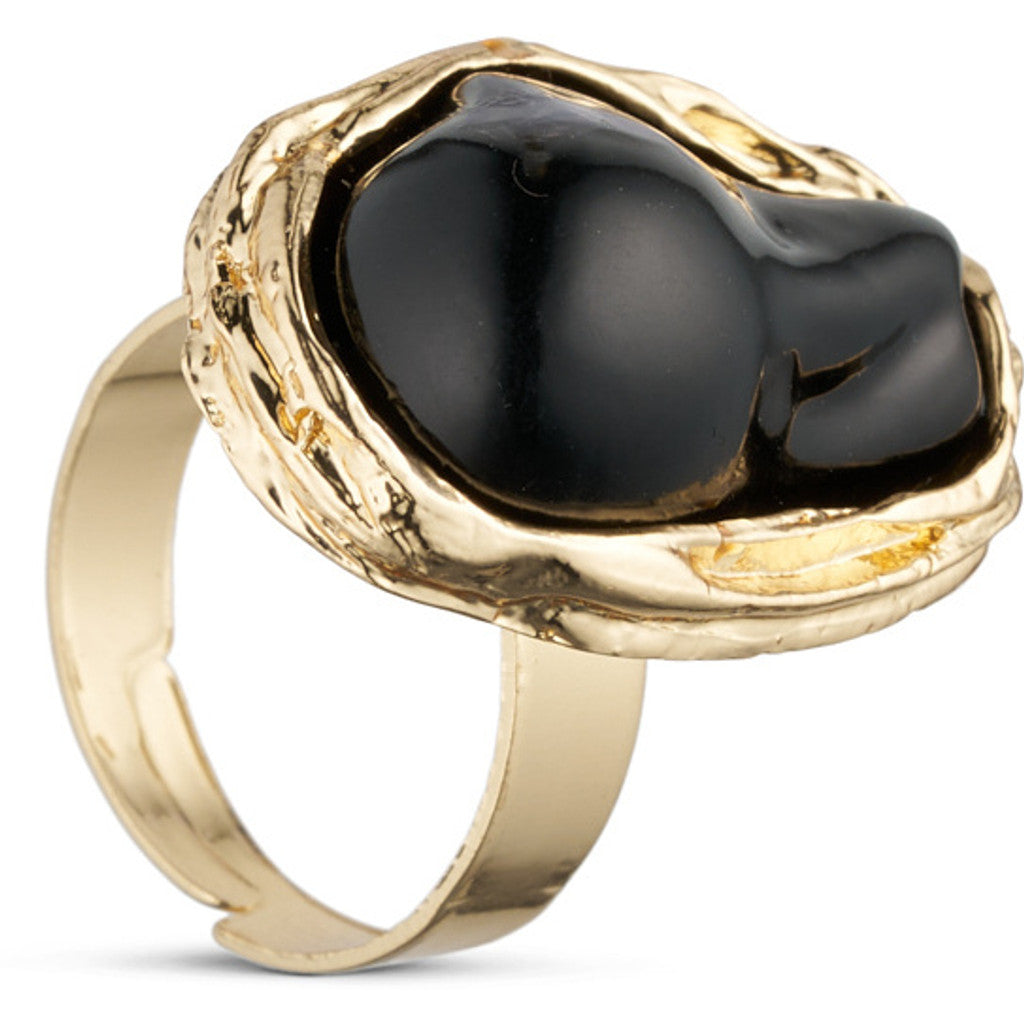Jewelry T&S Annabel Ring Finger ring Gold-black