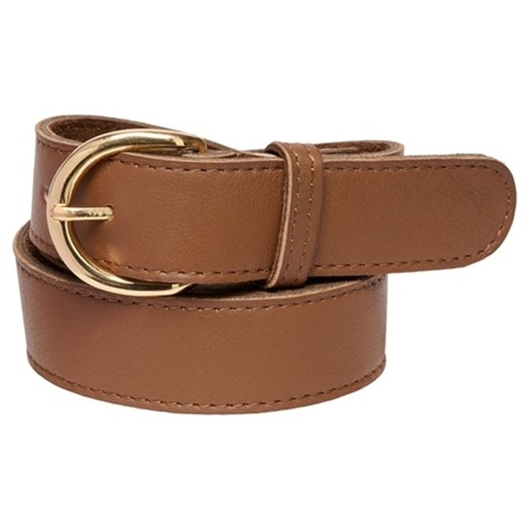 Access T&S Anni Jeans belt Belts Coffee-gold