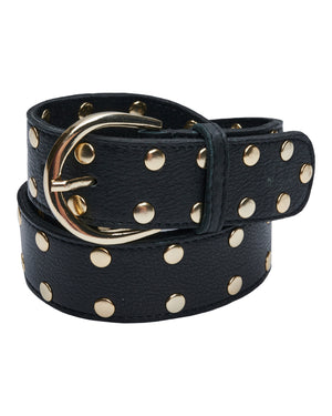 Access T&S Anni stud belt Belts Black-gold