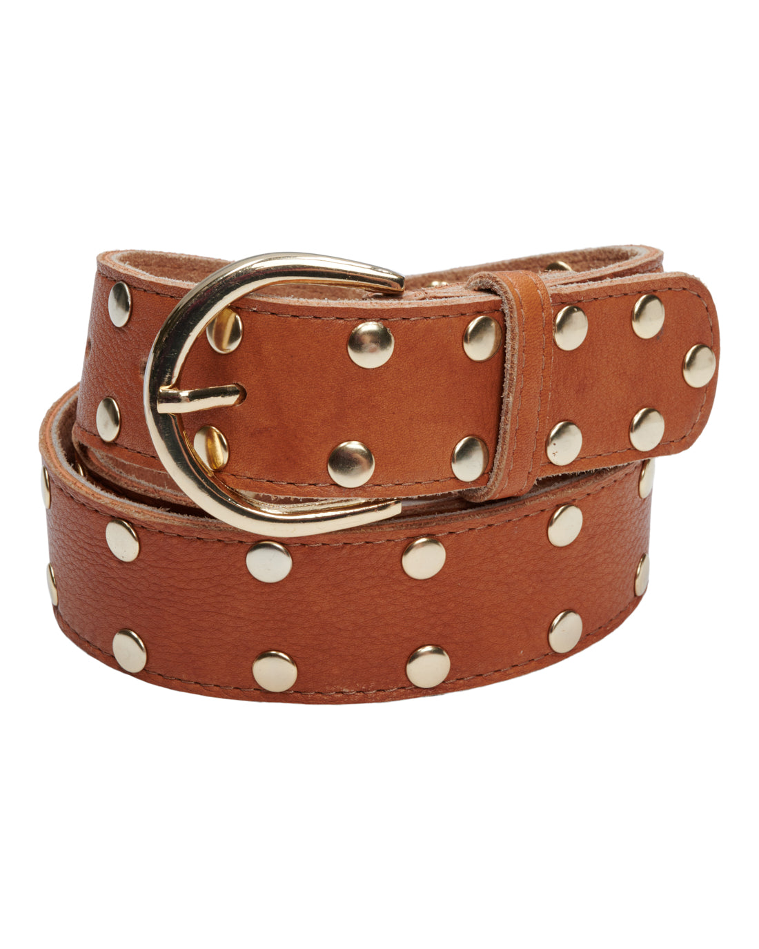 Access T&S Anni stud belt Belts Cognac-gold