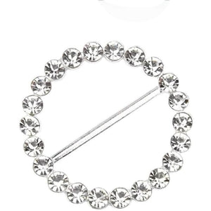 Jewelry T&S Antonia Scarf Ring Scarf Ring Silver/white
