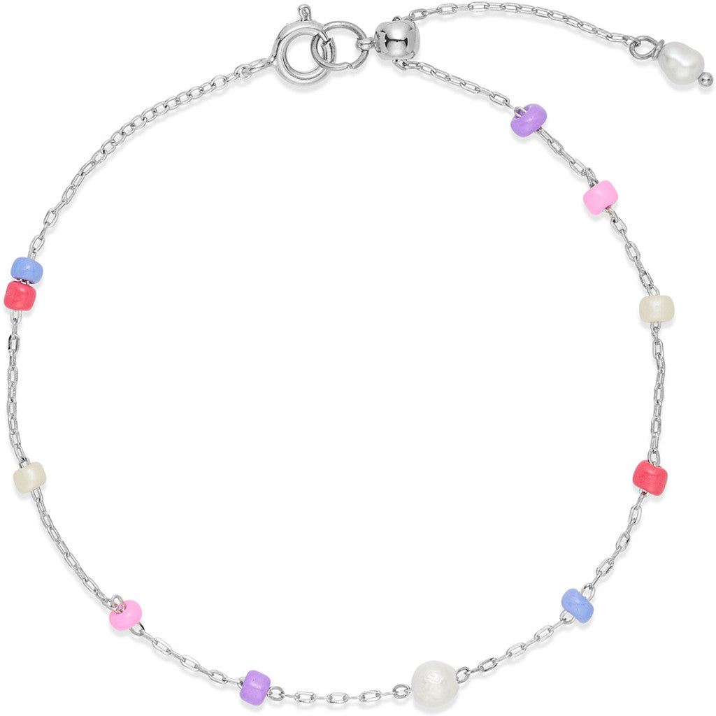 Jewelry T&S Atiana Purple Coral Bracelet - silver Bracelet Multi color