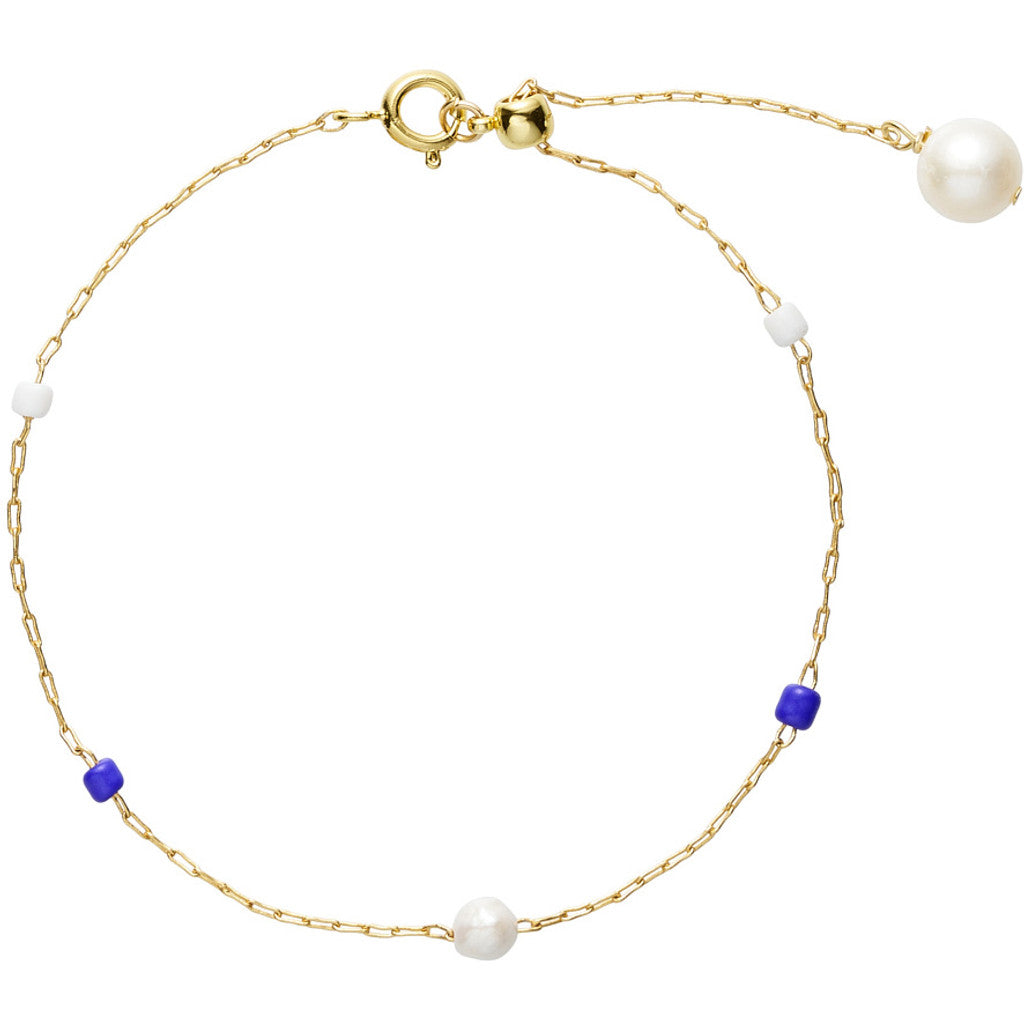 Jewelry T&S Atiana blue/white bracelet Bracelet Gold