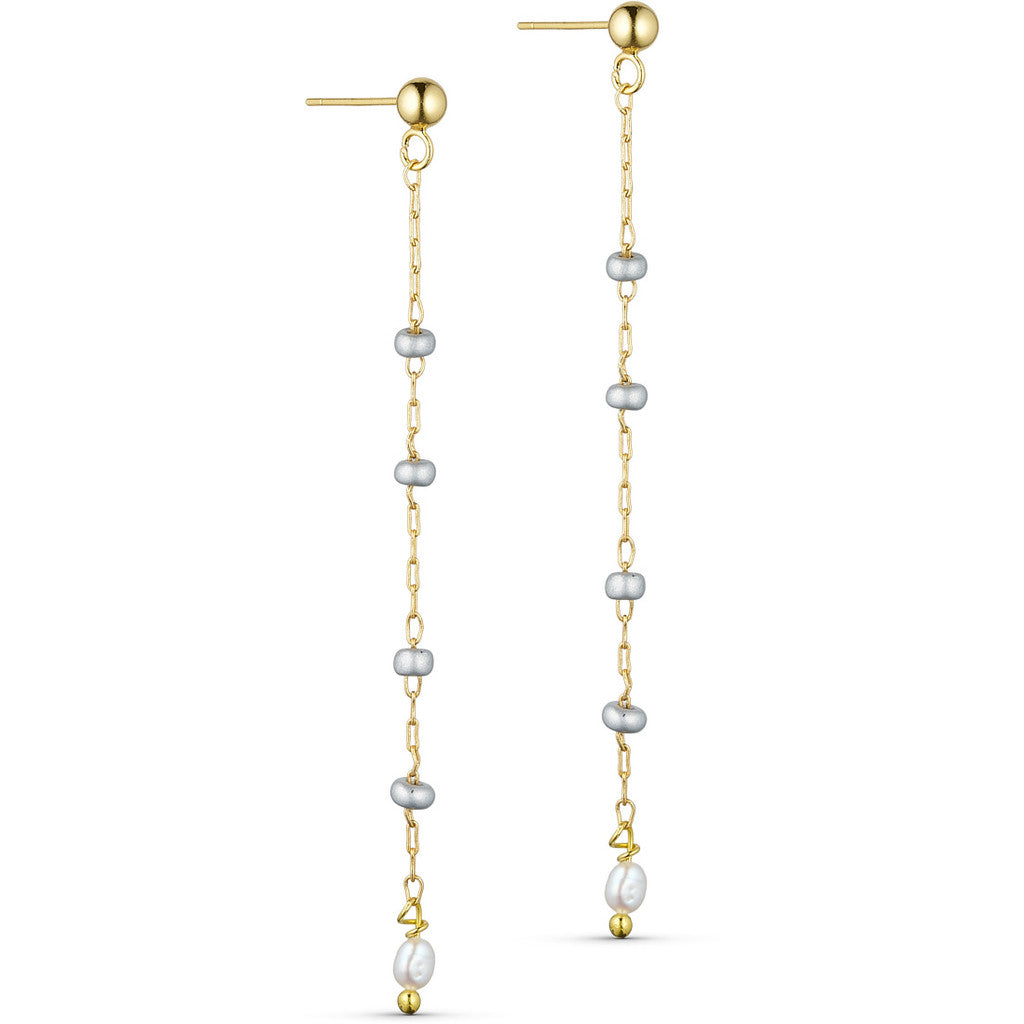 Jewelry T&S Atiana grey Earring Earring Gold