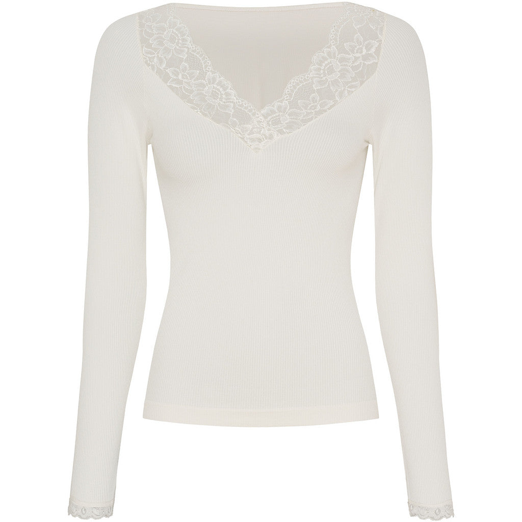Microfiber T&S Belen Blouse Costina LS T-shirt LS Ivory