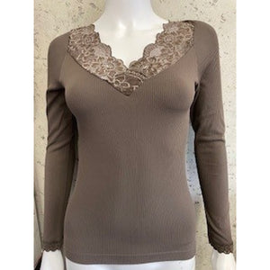 Microfiber T&S Belen Blouse Costina LS T-shirt LS Noce