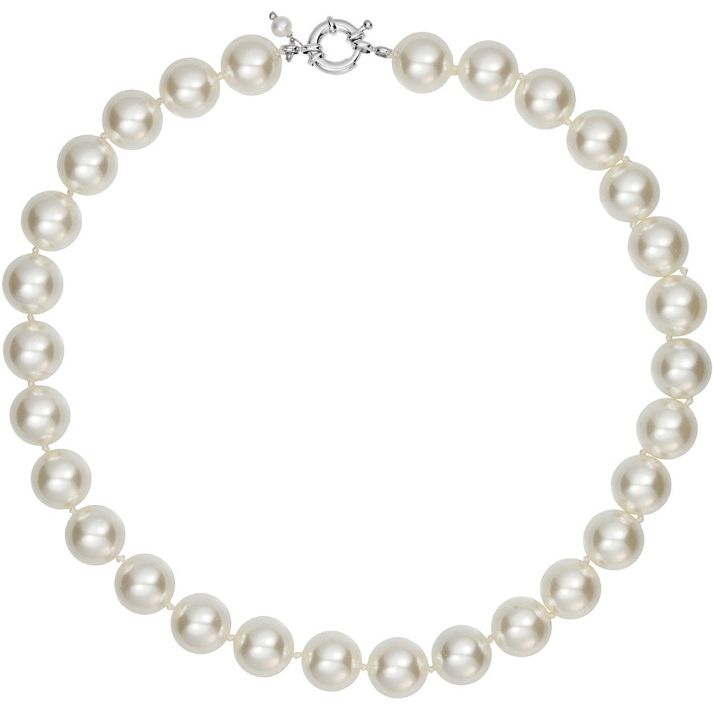 Jewelry T&S Berna Shell Necklace Necklace Natural-silver