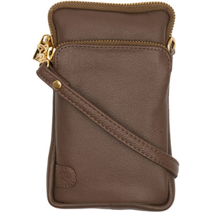Access T&S Betty phone Hanger Bags Taupe-326-gold