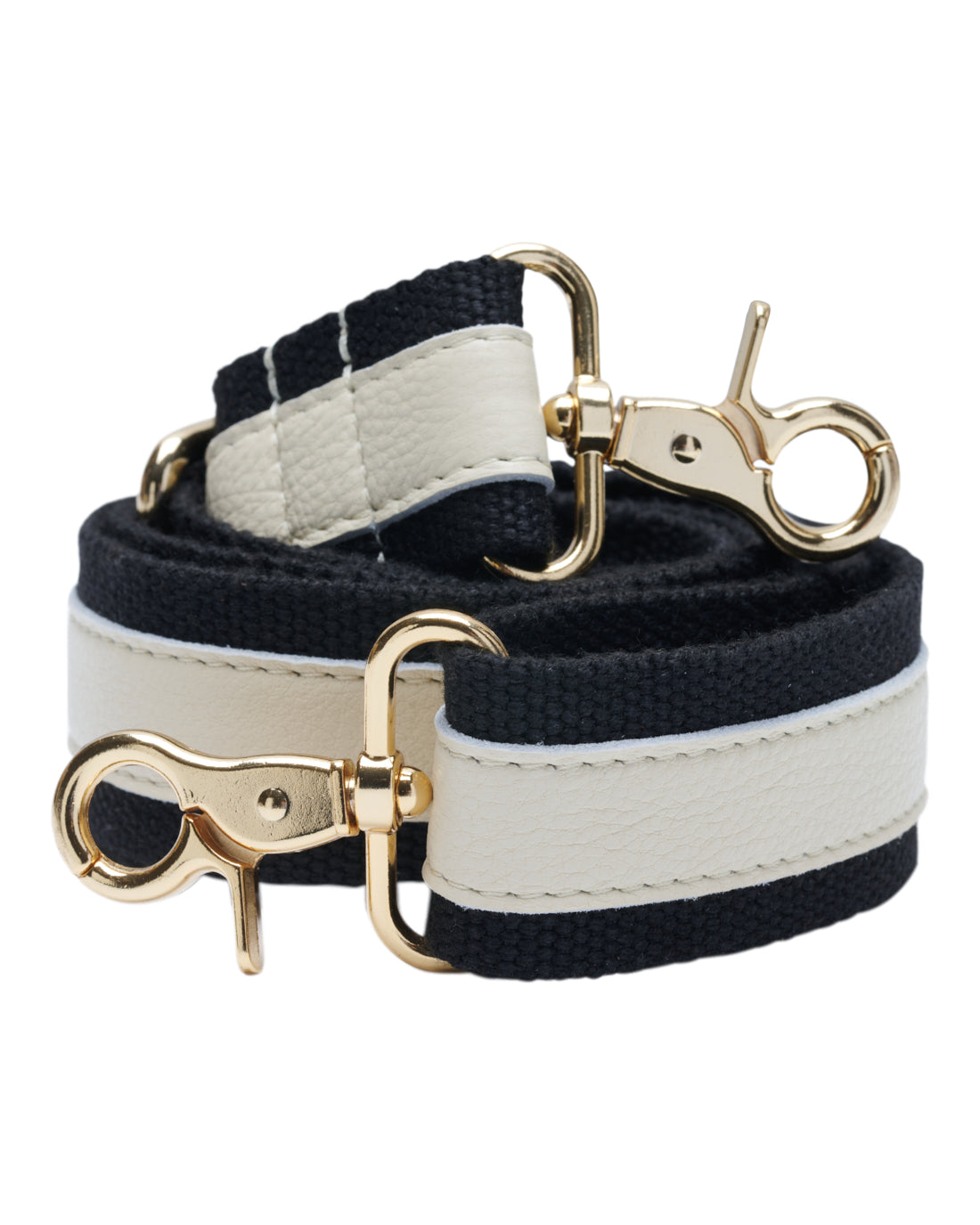 Access T&S Black canvas leather strap Bags Off-white-gold