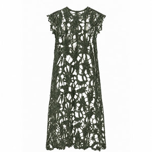 Clothing T&S Bodil Lace Dress Dress Army green