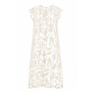 Clothing T&S Bodil Lace Dress Dress Ivory