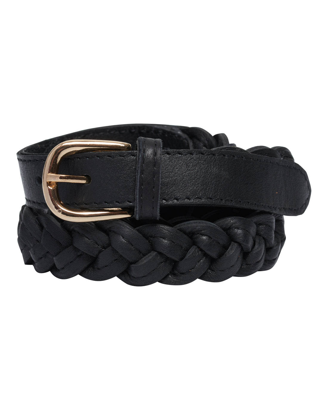 Access T&S Braited belt Belts Black-gold