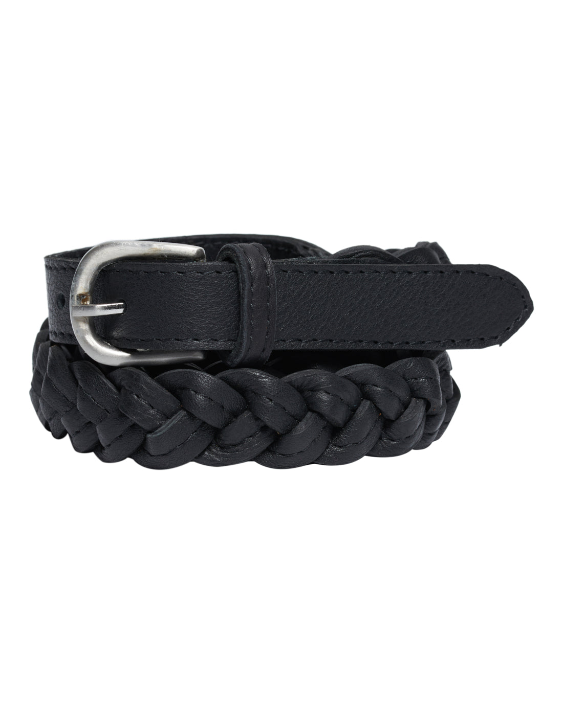 Access T&S Braited belt Belts Black-silver