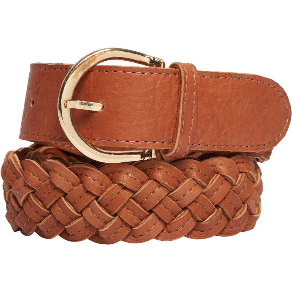 Access T&S Braited wide belt 2 Belts Cognac-gold