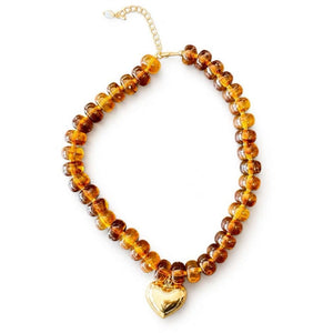 Jewelry T&S Brooke Necklace Necklace Amber