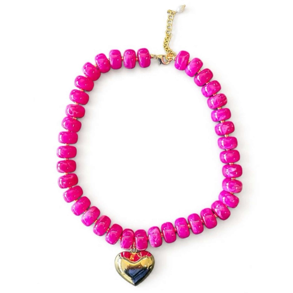 Jewelry T&S Brooke Necklace Necklace Fuxia