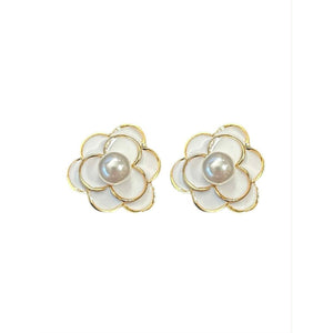Jewelry T&S Button Cover Hannah 2 pcs Botton Cover White