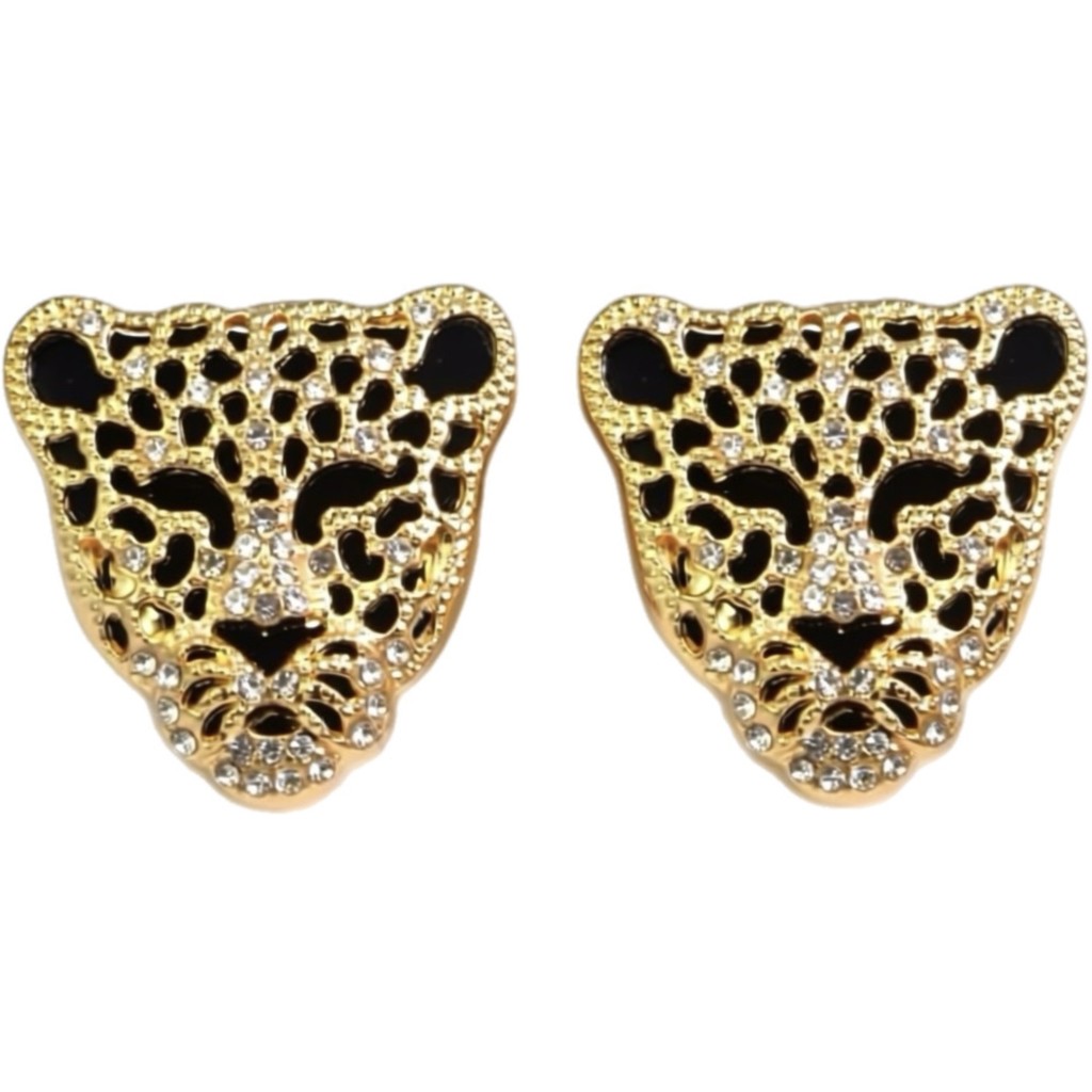 Jewelry T&S Button Cover Lion 2 pcs Botton Cover Gold