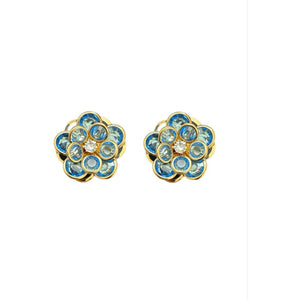 Jewelry T&S Button Cover Paloma 2 pcs Botton Cover Blue