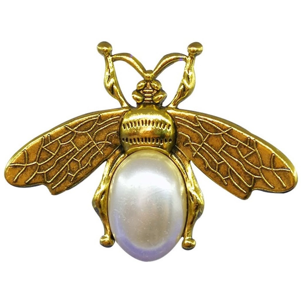 Jewelry T&S Button Cover Siva Pearl 1 pcs Botton Cover Gold