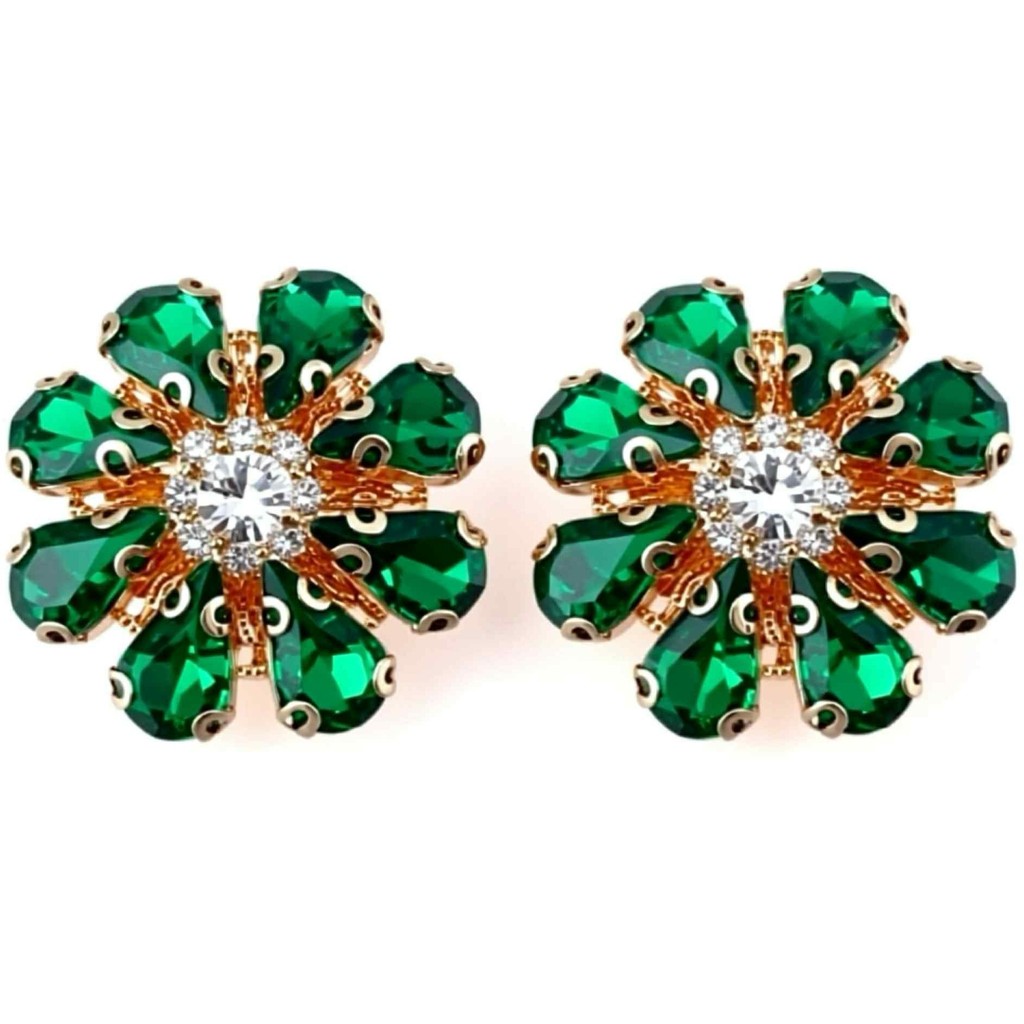 Jewelry T&S Button Cover Solveig 2 pcs Botton Cover Green