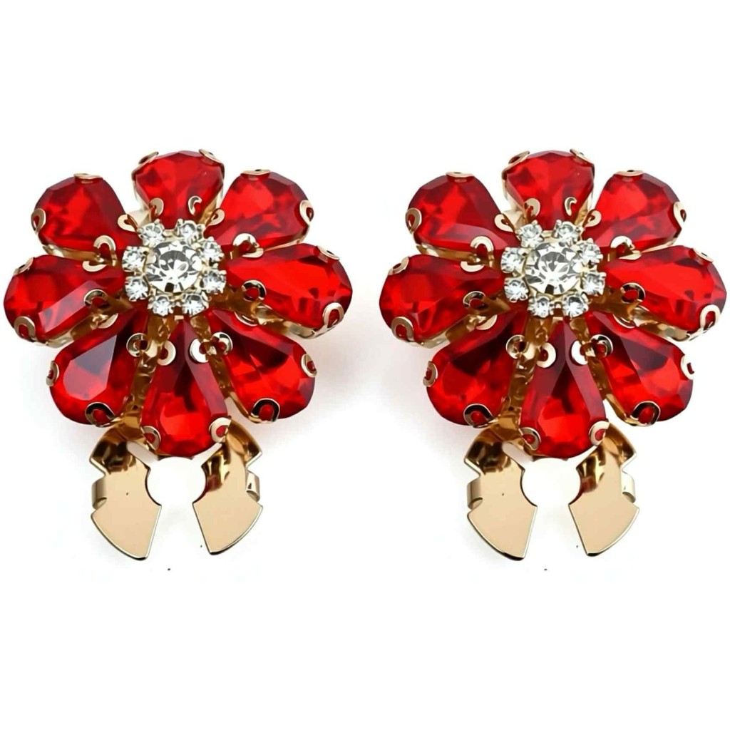 Jewelry T&S Button Cover Solveig 2 pcs Botton Cover Red