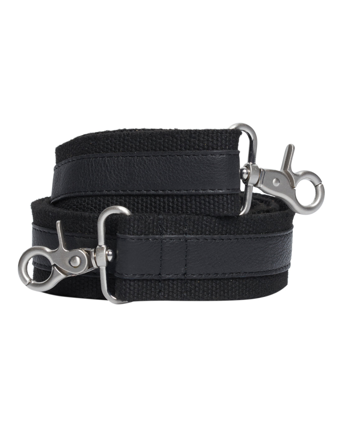Access T&S Canvas leather strap Bags Black-silver