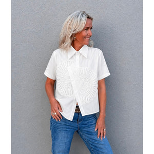 Clothing T&S Carla Cotton Shirt Shirt White