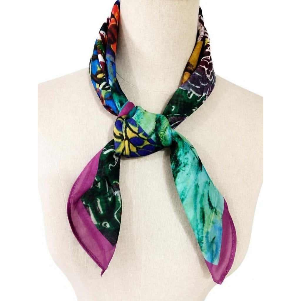 Scarf T&S Carola silk/cotton scarf Scarf aw4