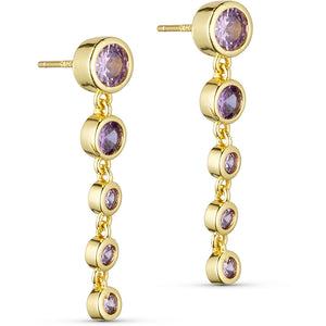 Jewelry T&S Catalina Earring Earring Purple-gold