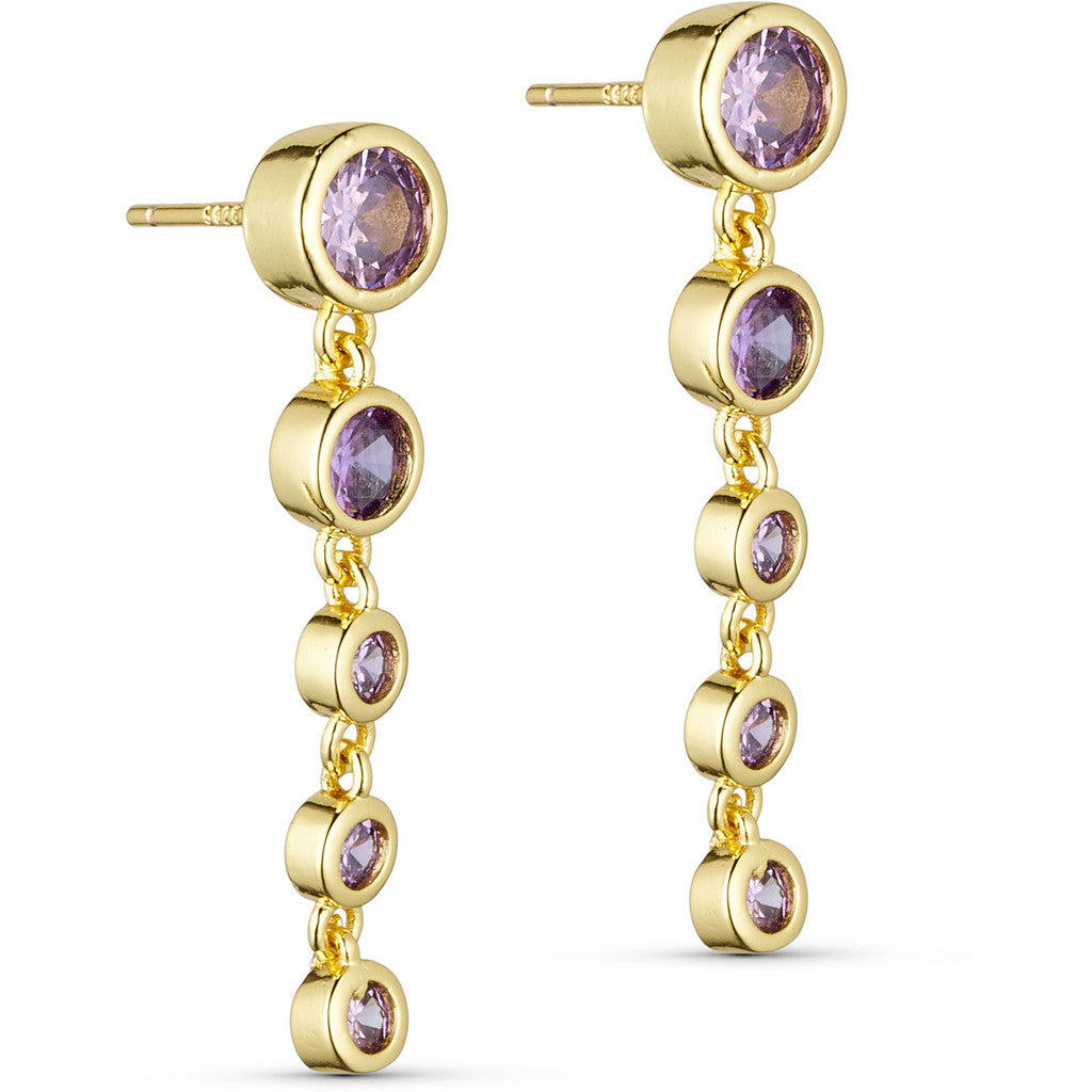 Jewelry T&S Catalina Earring Earring Purple-gold