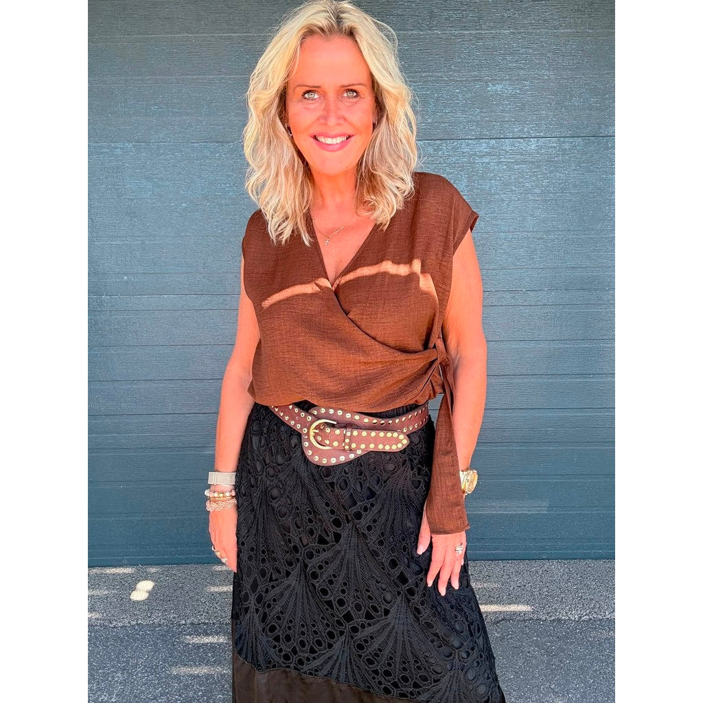 Clothing T&S Celina Blouse Blouse Brown