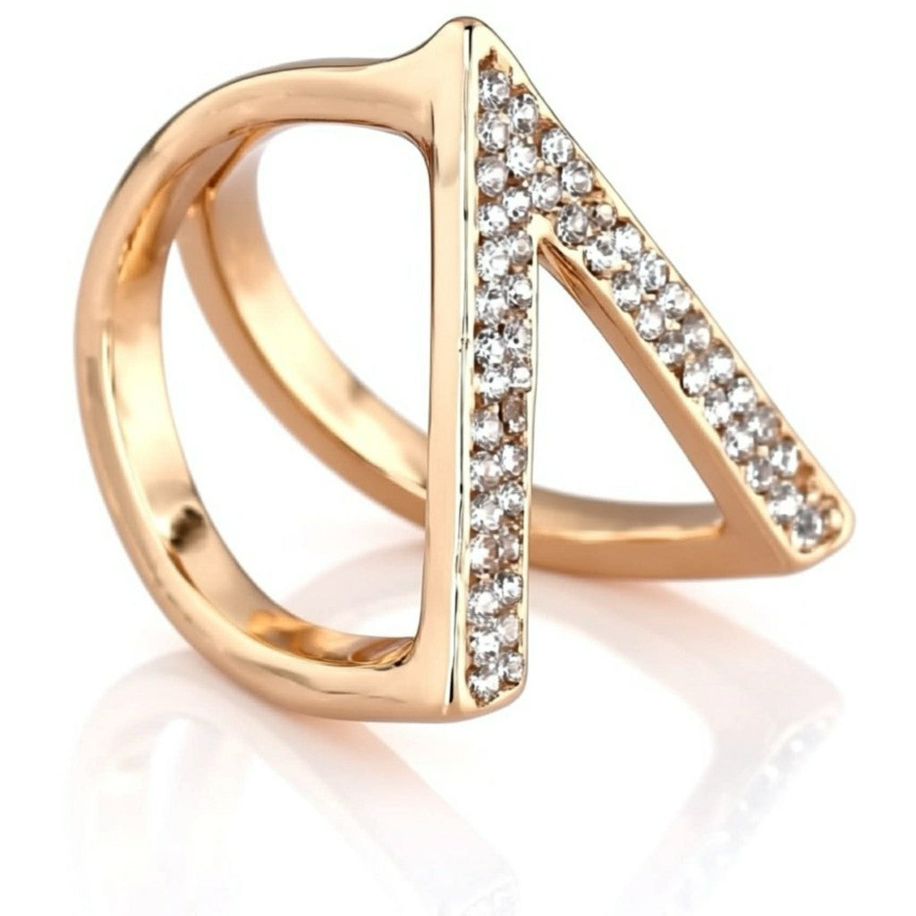 Jewelry T&S Chantal Scarf Ring Scarf Ring Gold