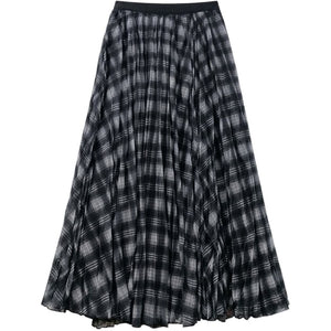 Clothing T&S Checked Skirt Skirt Black