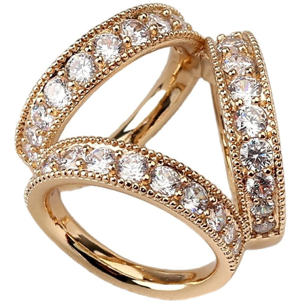 Jewelry T&S Chiarana Scarf Ring Scarf Ring Gold