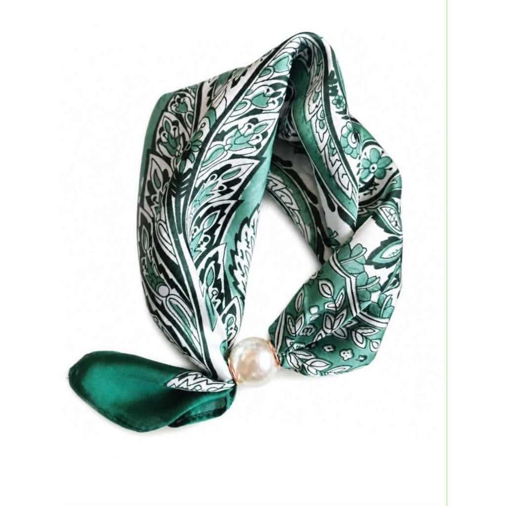 Scarf T&S Chloe Scarf w. magnetic pearl Scarf aw7