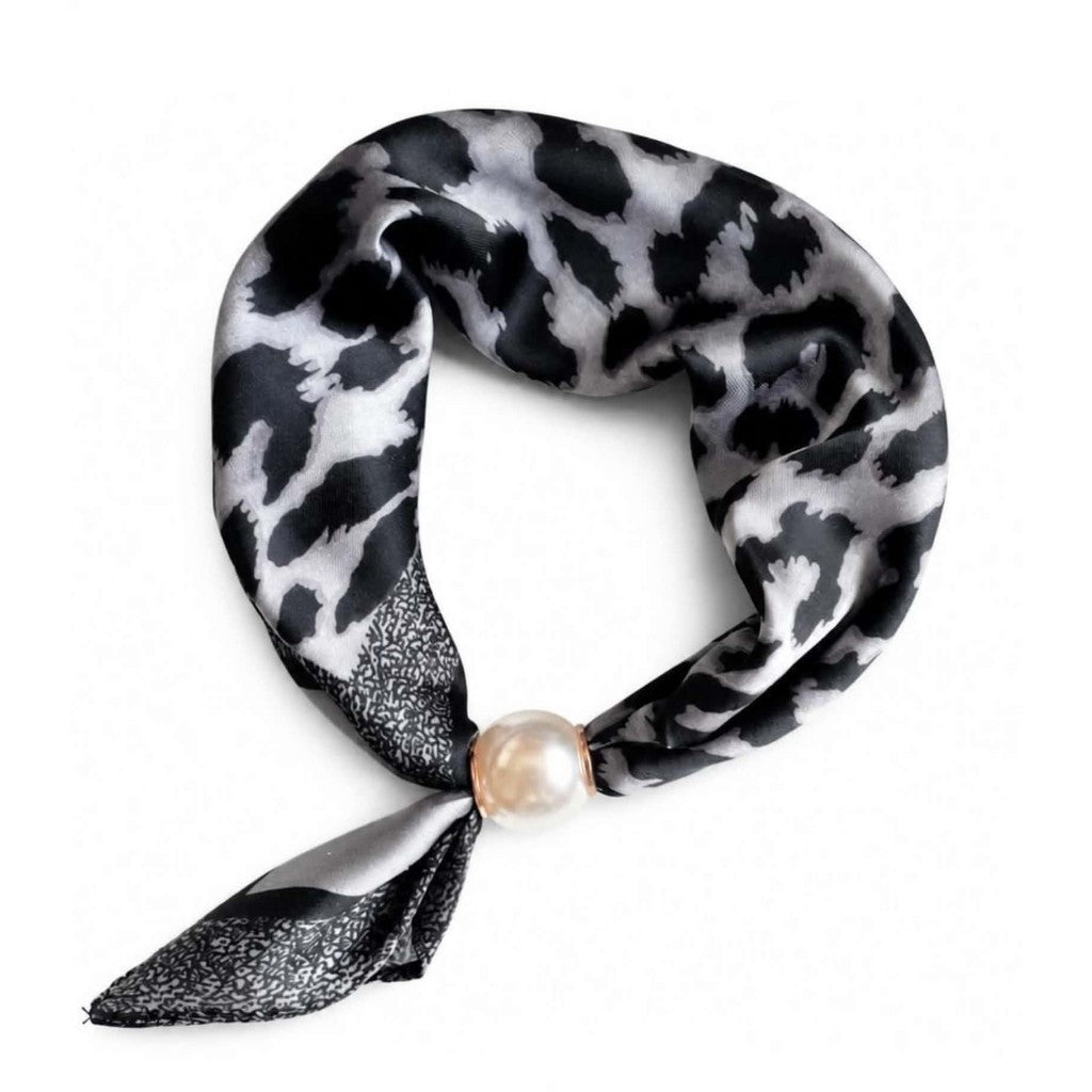 Scarf T&S Chloe Scarf w. magnetic pearl Scarf aw9