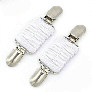 Jewelry T&S Clothing Clips Colette 2 pcs Clothing Clips White