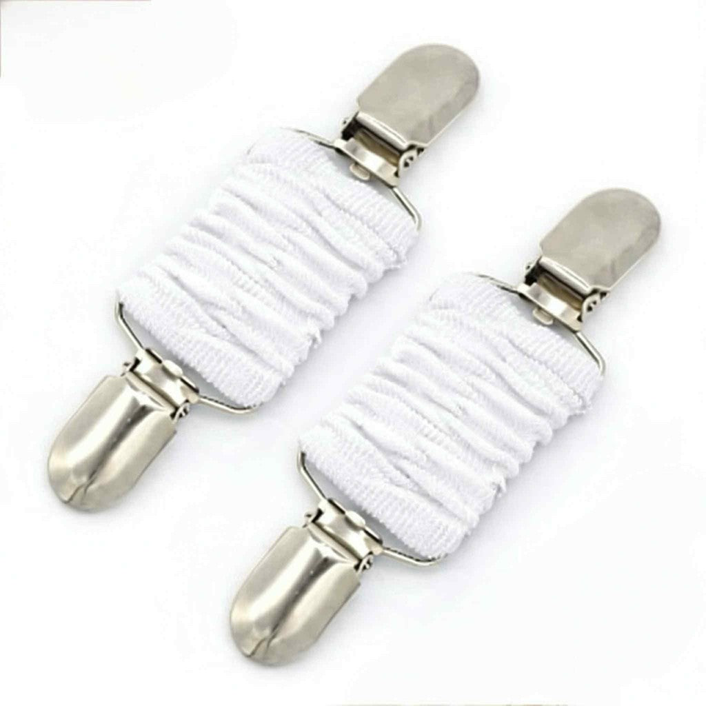 Jewelry T&S Clothing Clips Colette 2 pcs Clothing Clips White