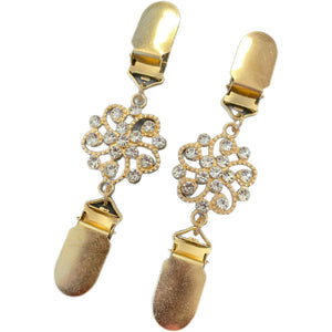 Jewelry T&S Clothing Clips Lilo 2 pcs Clothing Clips Gold