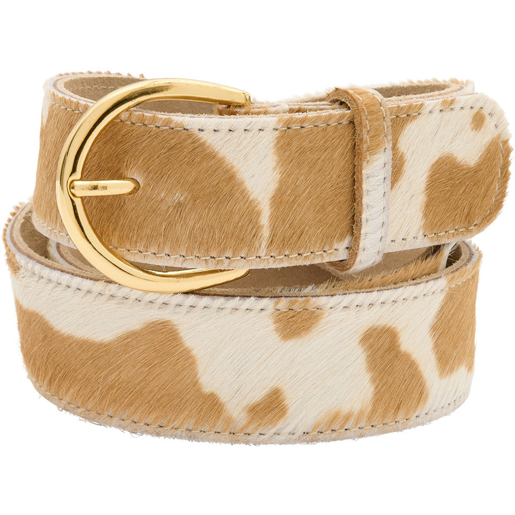 Access T&S Cow jeans belt Gold Belts Cow