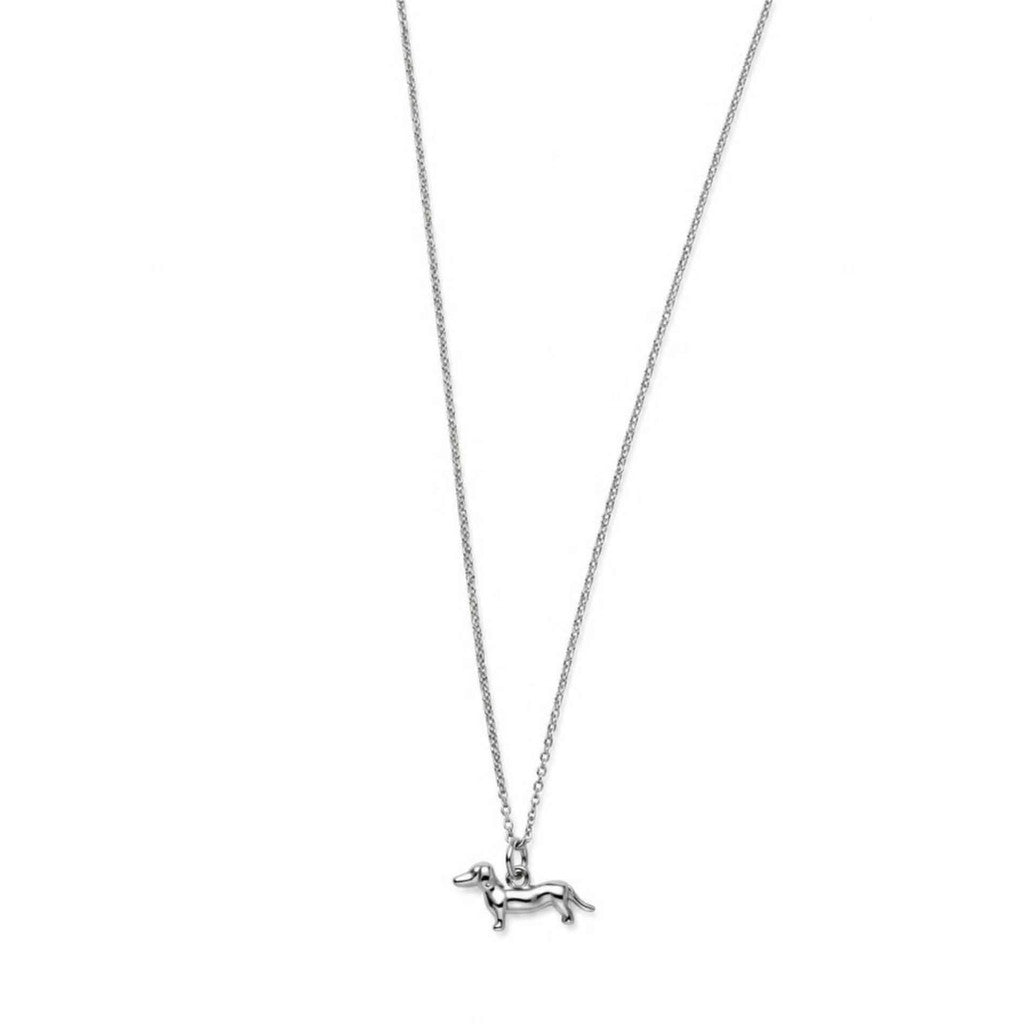 Jewelry T&S Dachshund Necklace Necklace Silver
