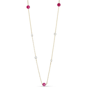 Jewelry T&S Daphne Necklace Necklace Pink tourmaline
