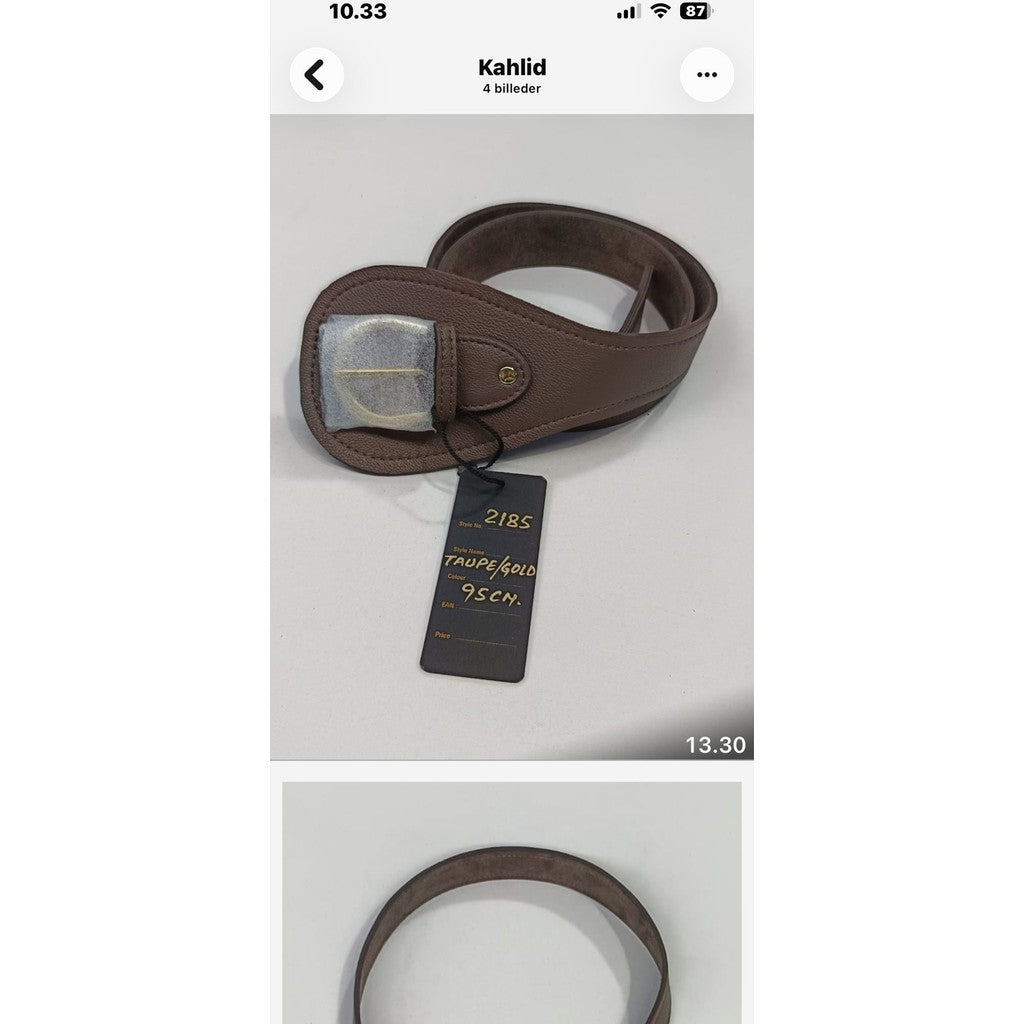 Access T&S Dunja Belt Belt Taupe-gold