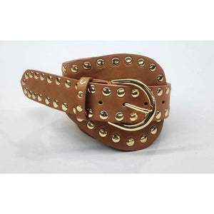 Access T&S Dunja Stud Belt Belts Cognac-gold