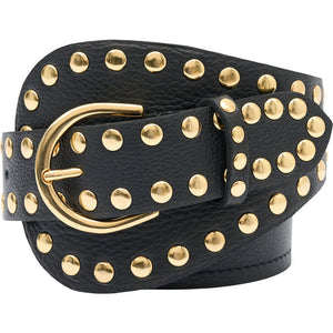 Access T&S Dunja Plus Stud Belt Belt Black-gold