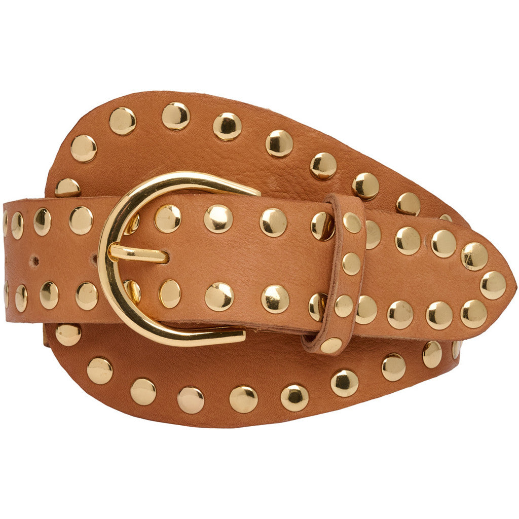 Access T&S Dunja Stud Belt Belts Cognac-gold