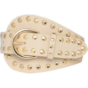 Access T&S Dunja Stud Belt Belt Off white-gold