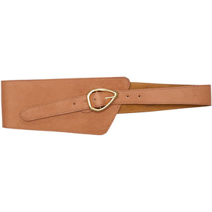 Access T&S Elle Wide Belt Belt Cognac-gold
